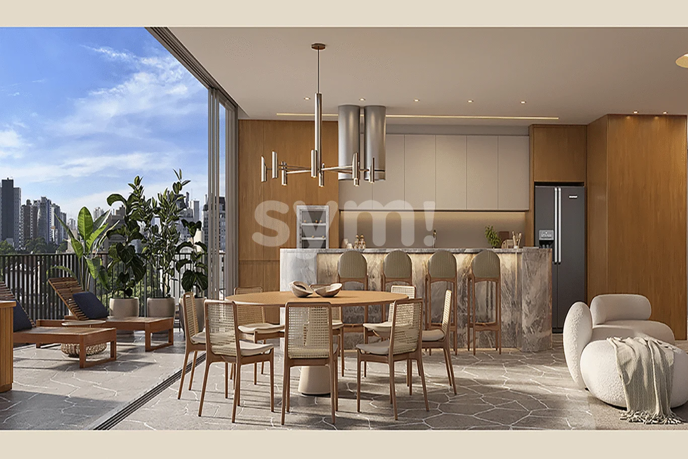 Cobertura com 3 suítes no Batel