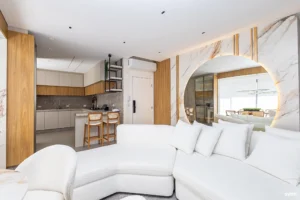 Apartamento mobiliado com 108m², 3 quartos!